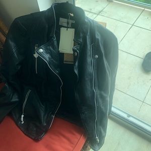 New leather jacket